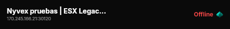 Nyvex pruebas | ESX Legacy Server live status badge