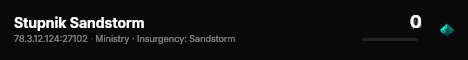 Stupnik Sandstorm live status badge