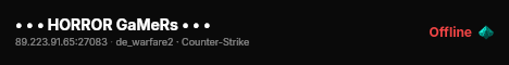 • • • HORROR GaMeRs • • • live status badge