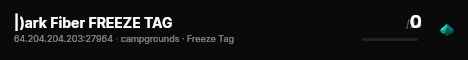 |)ark Fiber FREEZE TAG live status badge