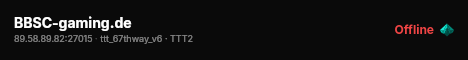 BBSC-gaming.de live status badge