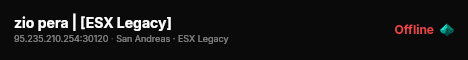 zio pera | [ESX Legacy] live status badge