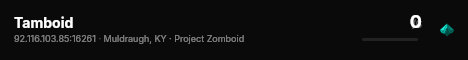 Tamboid live status badge