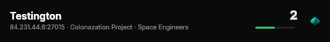Testington live status badge