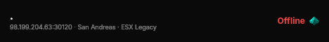 . live status badge