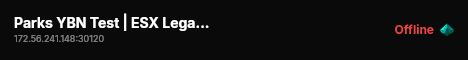 Parks YBN Test | ESX Legacy Server live status badge