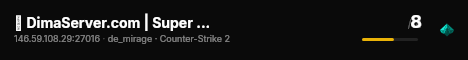 █ DimaServer.com | Super Powers (5v5) #7 live status badge
