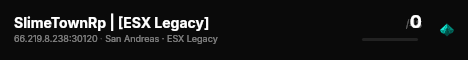 [FiveM Basic Server] SlimeTownRp live status badge