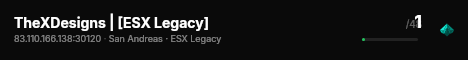 TheXDesigns | [ESX Legacy] live status badge
