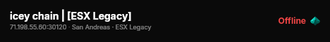 icey chain | [ESX Legacy] live status badge