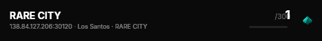 RARE CITY live status badge