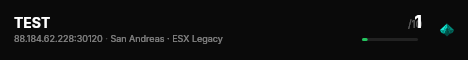 TEST live status badge