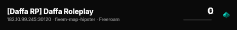 [Daffa RP] Daffa Roleplay live status badge