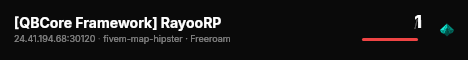 [QBCore Framework] RayooRP live status badge