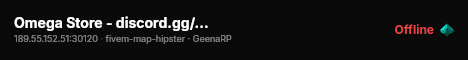 Omega Store - discord.gg/omegastore live status badge