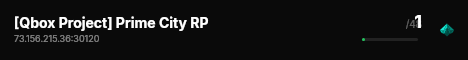 [Qbox Project] Prime City RP live status badge