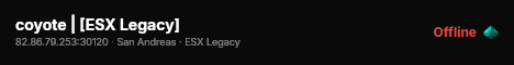 coyote | [ESX Legacy] live status badge