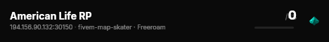 American Life RP live status badge