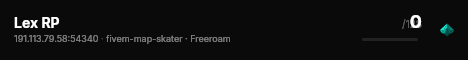 Lex RP live status badge