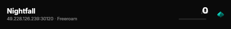 Nightfall live status badge