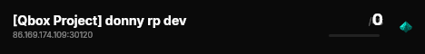 [Qbox Project] donny rp dev live status badge