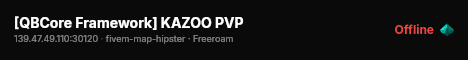 [QBCore Framework] KAZOO PVP live status badge