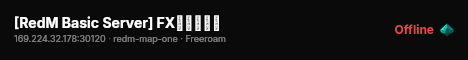 [RedM Basic Server] FXسلطان live status badge