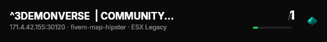 ^3DEMONVERSE  | COMMUNITY & FANTASY live status badge