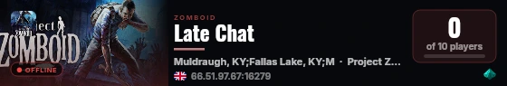 Late Chat live status badge