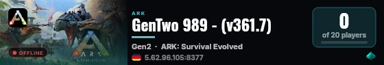 GenTwo 989 - (v361.7) live status badge