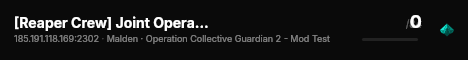 [Reaper Crew] Joint Operations Server live status badge