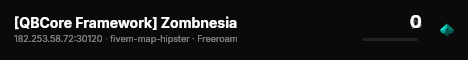 [QBCore Framework] Zombnesia live status badge