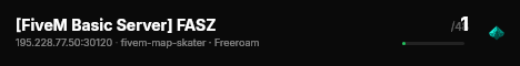 [FiveM Basic Server] FASZ live status badge