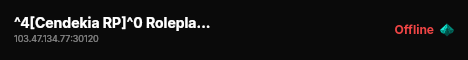 ^4[Cendekia RP]^0 Roleplay Community live status badge
