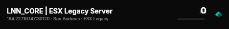 LNN_CORE | ESX Legacy Server live status badge