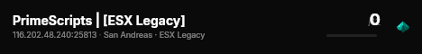 PrimeScripts | [ESX Legacy] live status badge