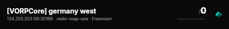 [RedM Basic Server] germany west live status badge