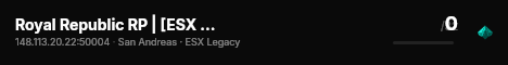 Royal Republic RP | [ESX Legacy] live status badge