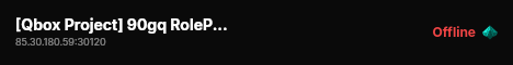 [Qbox Project] 90gq RolePlay DEV live status badge