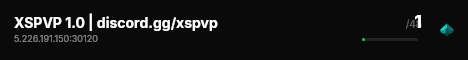 XSPVP 1.0 | discord.gg/xspvp live status badge