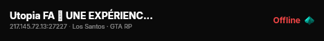 Utopia FA ➜ UNE EXPÉRIENCE INOUBLIABLE live status badge