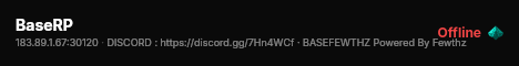 BaseRP live status badge