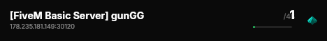 [FiveM Basic Server] gunGG live status badge