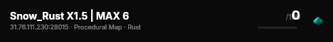 Snow_Rust X1.5 | MAX 6 live status badge