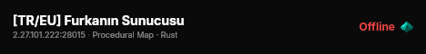 [TR/EU] Furkanın Sunucusu live status badge