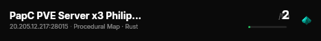 PapC PVE Server x3 Philippines live status badge