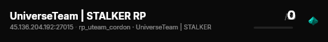 UniverseTeam | STALKER RP live status badge
