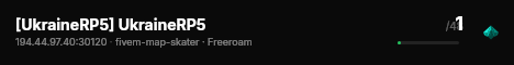 [UkraineRP5] UkraineRP5 live status badge