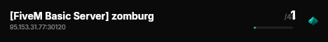 [FiveM Basic Server] zomburg live status badge