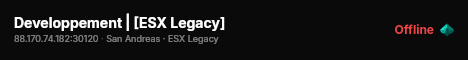 Developpement | [ESX Legacy] live status badge